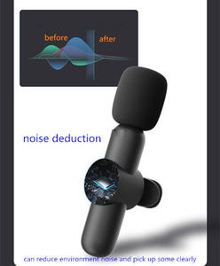 के 3 प्रसारण गेमिंग प्रभार्य पोर्टेबल ऑडियो वीडियो रिकॉर्डिंग माइक के लिए वायरलेस लैवेलियर माइक्रोफोन वीडियो पॉडकास्ट व्लॉग - Product Image 6