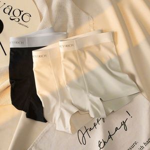 Caleçons Boxers Mi-Hauts pour Homme en Soie Glacée, Doux et Soyeux, Faciles à Porter, Tendance TikTok, en Tissu Tricoté en Nylon – Collection Été - Product Image 2