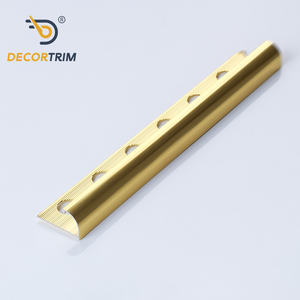 DECORTRIM Profilé en aluminium personnalisé pour la décoration d'usine, <span class=keywords><strong>bande</strong></span> de <span class=keywords><strong>carrelage</strong></span>, garniture d'angle extérieur pour <span class=keywords><strong>carrelage</strong></span> mural en céramique - Product Image 2