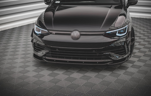 Personalización de Fábrica, Divisor de Parachoques Delantero para Auto en Negro Brillante ABS, Estilo MAX para VW Golf <span class=keywords><strong>MK8</strong></span> <span class=keywords><strong>R</strong></span> 2020-2024 - Product Image 6