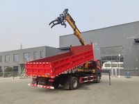 Grue télescopique hydraulique montée sur camion de haute qualité avec grappin pour la construction et la manutention de matériaux