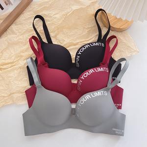 Lingerie Ajustement Mince Gros Seins Petit Europe et Amérique Rassembler Femmes Plus La Taille Dentelle Soutien-Gorge Couverture - Product Image 3