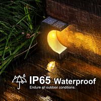 Lampes solaires d'extérieur pour marches et escaliers, étanches IP55, éclairage solaire décoratif LED pour jardin, clôture, cour, allée