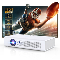 Mini projecteur, fabrication OEM ODM, 600 ANSI TI DLP 3D, projecteur 1280*800 4K 2+32G WIFI BT5.0, projecteur portable, vente en gros