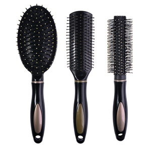 Peine antiestático, peine de masaje con cojín de aire, peine plano de plástico para el hogar para rizar y alisar el cabello, venta al por mayor. - Product Image 3