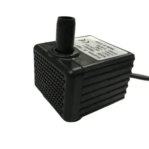 Mini bomba de fuente de agua para mascotas, ultra silenciosa, de baja presión, CE, 1-5W, 0,5-2M, 30-180LPH, 4V, 5V, 6V, 9V, 12V, CC, SUMERGIBLE