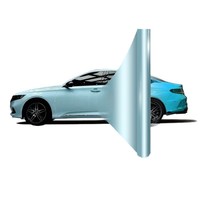 Nueva Película de Vinilo Camaleón Metálica Brillante para Carrocería de Automóvil AIKS PET Diamond, Cambia de Color de Negro a Rojo, con Garantía de 5 Años