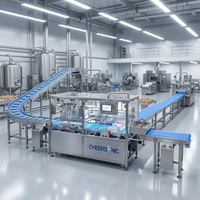 Machine de découpe ultrasonique de qualité alimentaire CHEERSONIC UFM8101, ligne de production continue pour barres de fromage, barres de chocolat et barres de granola