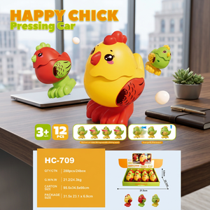 Juguete de Pollo Saltarín para Coche Happy Chick - Juguete Educativo Antiestrés para Niños de 5 a 7 Años, Unisex, de Plástico - Product Image 2