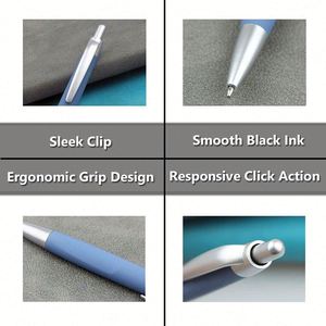 Wholesale Business Advertising Gift Pen Spray Glue Pen Barrel Push Type Oil Ballpoint Pen Can Print <b>Lettering</b> logo - Product Image 5