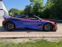 Kit carrosserie pour McLaren 720s, style 765 LT, en fibre de carbone sèche, comprenant pare-chocs avant, diffuseur arrière, jupes latérales, aileron, embouts d'échappement
