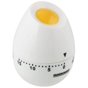 Lindo temporizador de huevo mecánico Caja de alarma de 160 segundos de dispositivos alimentados por batería de metal Apariencia común - Product Image 1