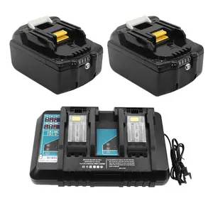 Pengisi daya baterai lithium ion 18v 5,0 ah 6,0 Ah untuk baterai Makitas baterai alat listrik