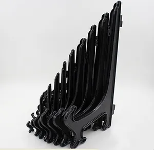 3-12 inç şövale tutucu standı siyah plastik ekran şövale plastik katlanır standları menteşeli şövale