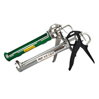 Pistola de calafateo manual metálica giratoria 360 grados, herramienta de sellado de silicona que ahorra esfuerzo, grado DIY con soporte para personalización OEM