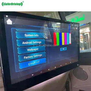Автомобильный монитор на подголовник 10,1 дюймов Android большой емкостный сенсорный экран Wi-Fi 4g GPS сенсорный экран IPS Универсальный Автомобильный планшет