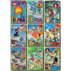 YQ 100 Pièces Nouvelles Cartes de Collection Pokémon Ghibli's Adventure Fan Art Papier Imprimé en Couleur Boîte Mystère Haute Qualité - Product Image 6