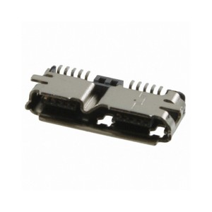 Conectores PCB 1003-005-22100 Conector DVI de 10 Pines Receptáculo <span class=keywords><strong>USB</strong></span> <span class=keywords><strong>micro</strong></span> <span class=keywords><strong>B</strong></span> <span class=keywords><strong>3.2</strong></span> <span class=keywords><strong>Gen</strong></span> <span class=keywords><strong>1</strong></span> 100300522100 Montaje en Superficie Ángulo Recto - Product Image 1
