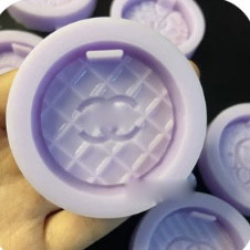 Stampo in Silicone Quadrato di Lusso con Monogramma, Ecologico, Antiaderente, per Placche Aromatiche Fai-da-te, Deodorante per Auto con Clip per Bocchetta di Ventilazione, Strumento Profumato - Product Image 2