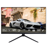 Monitor de Juegos Rebekah Factory de 27 Pulgadas, 1080P 1440P, Monitor de Oficina de 75Hz 165Hz, Monitor de Oficina Recto OEM LED sin Marco