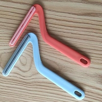 Dissolvant de poils d'animaux de compagnie, tissu de canapé, vêtements, brosse à poils, dissolvant de fourrure, pull manuel en Silicone, dissolvant de peluches Double face DS1359