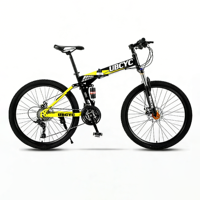 Vélo VTT 26 Pouces / Vélos 29 Pouces Tout Suspendu Pliant en Alliage d'Aluminium, Vélo de Montagne Homme Pas Cher 27.5 29er, Bicicleta en Promotion