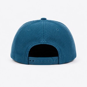 Wholesale Custom Logo Chenille Embroidered 6 Panel Corduroy Snapback Cap Luxury <b>Flat</b> Brim Gorras <b>Hat</b> Manufacturer - Product Image 5