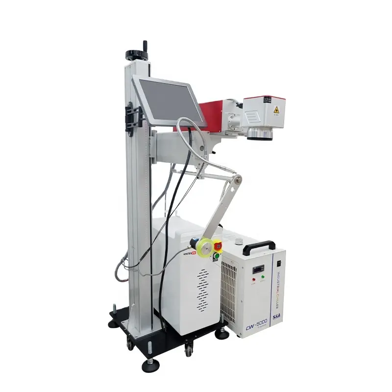 Máquina de marcação a laser brilhante, cadeencnc 355nm 3w 5w uv on-line máquina de marcação a laser, vidro, papel de plástico, máquina de gravação a laser cerâmica