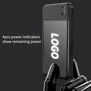 Oem Quà tặng khuyến mãi bán buôn độc đáo phát sáng sáng Led biểu tượng tùy chỉnh sạc Powerbank 10000mAh ngân hàng điện cho điện thoại di động - Product Image 3
