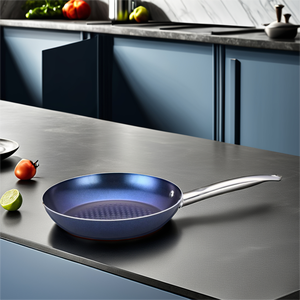 Design avanzato nuovo rilascio diamante ombreggiatura in acciaio inox manico in alluminio antiaderente padelle in metallo materiale - Product Image 2