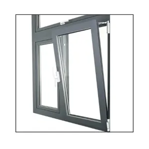 aluminum tilt and turn Window with Double Glass