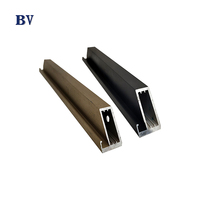 Profil en aluminium à faible coût, Designs modernes, armoire de cuisine, profilé en aluminium d'excellente qualité pour meubles d'armoire de cuisine