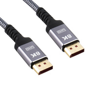 1.5M 8K 60Hz câble DisplayPort UHD câble DP à fibre optique haute vitesse pour moniteur de jeu graphique PC ordinateur portable