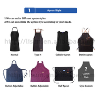 Tablier de cuisine noir personnalisé avec LOGO pour BBQ, fêtes, restaurants, salons, promotion, cadeau, hommes, femmes, chefs, nettoyage