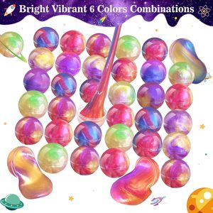 Boules de slime Galaxy en gros, slime beurre pour enfants, jouets sensoriels non toxiques, cadeaux de fête, récompenses pour la classe - Product Image 5