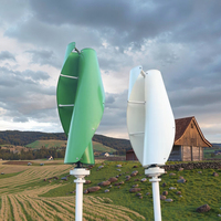 Générateur d'éolienne à axe vertical de puissance nominale de 200W modèle SDT-100SV 12/24/48V sortie d'énergie gratuite hors réseau hybride domestique