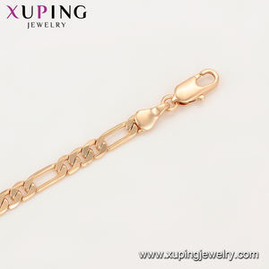 46454 <span class=keywords><strong>xuping</strong></span> 2019 più nuovo disegno di modo placcato oro monili della collana della catena per il neutro - Product Image 5