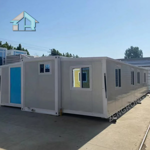 Installazione rapida di 72 m2 40ft 2-6 camere da letto casa del contenitore vivente pieghevole prefabbricato espandibile fatto di pannello Sandwich - Product Image 1