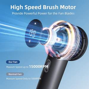 Ventilateur portable mini USB rechargeable 2025 en gros, en plastique PP, pour voiture et extérieur - Product Image 5