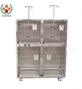 Casa para perros y gatos, jaula de oxígeno para mascotas de acero inoxidable, a buen precio, a la venta - Product Image 3