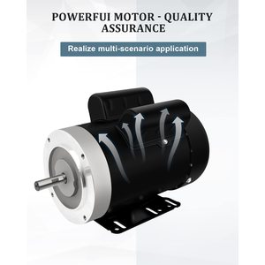 Moteur électrique Gccsj 1,5 CV 1750 tr/min 56C Monophasé 115V 230V Moteur à induction à montage sur pied Acier allié TEFC IP55 - Product Image 5