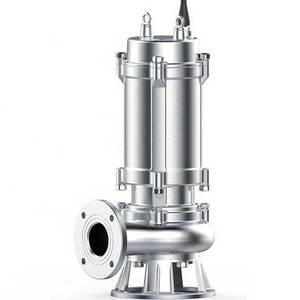 Bomba Sumergible Vertical de Acero Inoxidable 304 de Baja Potencia, Bomba Centrífuga Sumergible para Aguas Residuales - Product Image 1