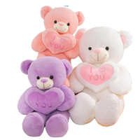 Oso de Peluche Directo de Fábrica, Regalo de San Valentín, Personalización al por Mayor, MOQ Bajo, Oferta para Parejas