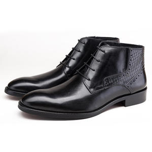 Chaussures Oxford pour hommes britanniques en cuir véritable imperméable, à bout fermé, faites à la main, pour mariage, formelles, décontractées, antidérapantes, avec boucles et sangles - Product Image 1