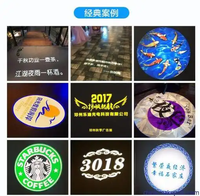 Projecteur LED Gobo 35W pour enseignes publicitaires intérieures, en alliage d'aluminium, avec rotation d'image personnalisée, source lumineuse LED, indice de protection IP33