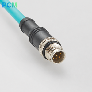 M12 A-Code 8 针转 RJ45 CAT6A GigE Vision 高柔性工业以太网电缆，适用于 Basler、Cognex、Keyence、Datalogic、SICK 相机 - Product Image 5