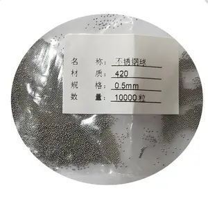 0.3mm 0.4mm 0.5mm 0.6mm 0.7mm 0.8mm 1mm 1.5mm 1.588mm SUS304 316 420 440C Stainless Steel Ball Manufacturer