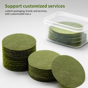 Almohadilla <span class=keywords><strong>de</strong></span> Algodón <span class=keywords><strong>de</strong></span> 2 Capas, Biodegradable, No Tejida, <span class=keywords><strong>de</strong></span> Fibra <span class=keywords><strong>de</strong></span> Algas Marinas Verdes, Natural, Antibacteriana, Calmante, para Piel Sensible - Product Image 1