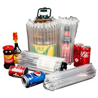 Emballage gonflable écologique et recyclable en rouleau de sacs à colonnes d'air PA/PE imperméables pour ordinateurs portables et produits électroniques fragiles
