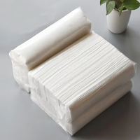 Vente en gros de mouchoirs en papier écologiques 1 pli, blancs, gaufrés, doux et absorbants, disponibles en OEM, pour usage au bureau et en hôtel